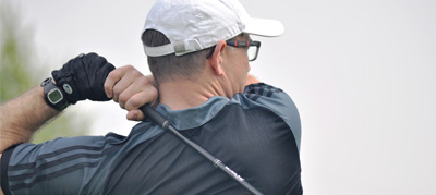 Photo Janusz Jez beim Golfen